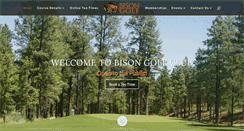 Desktop Screenshot of bisongolf.net